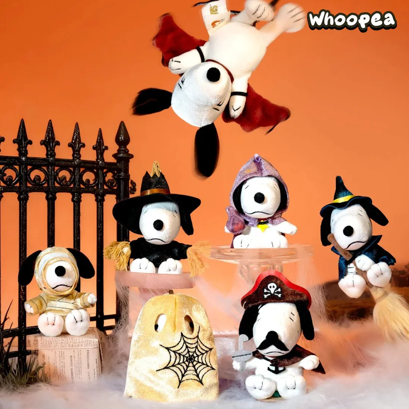 Snoopy Llavero Peluche Serie Fiesta de Truco - Imagen 2