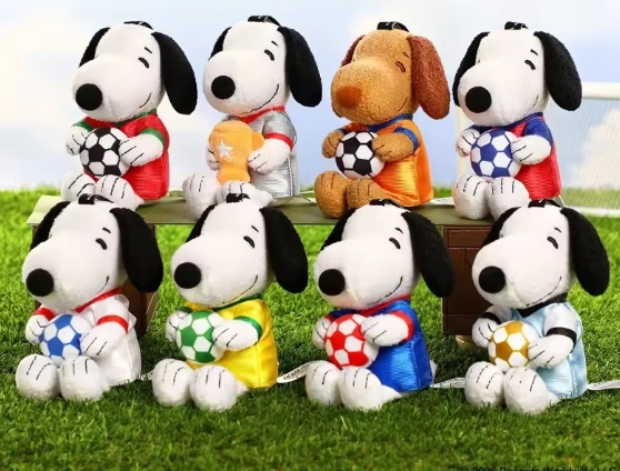 Snoopy llavero Peluche - Serie Copa Mundial 2026