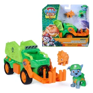 Paw Patrol Rocky Dino Rescue Camión de Reciclaje