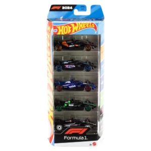 Hot Wheels Pack 5 Autos Formula 1 Escala 1:64